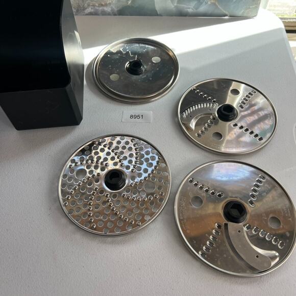 NINJA Food Processor Set of 4 Disc Blades in Storage Box Case - Picture 6 of 9